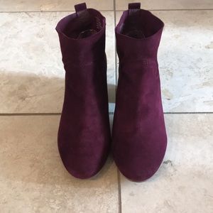 Burgundy Booties